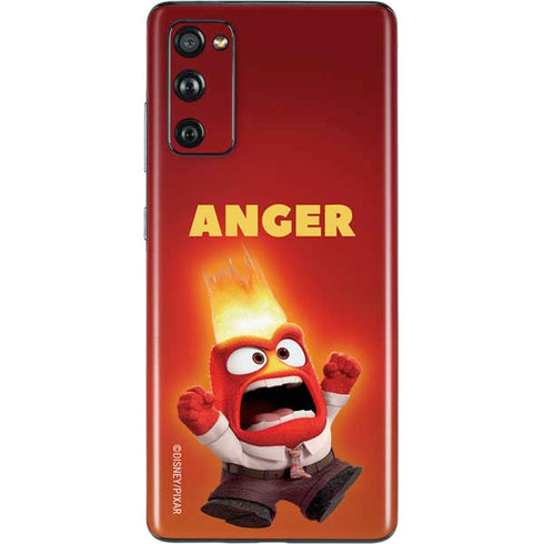 Disney Inside Out Anger Portrait Galaxy S20 Fan Edition Skin